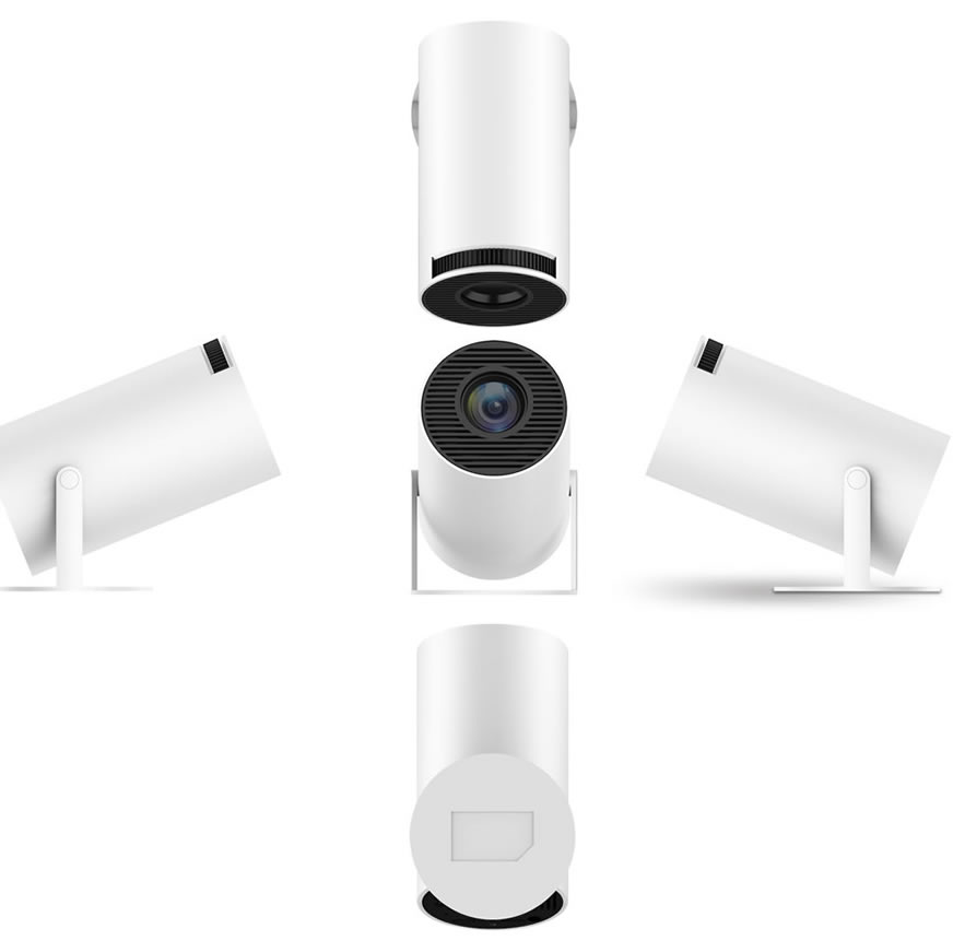 Умный проектор ISMARTX10, короткофокусный HD 720P, ультра тихий для домашнего кино, ТВ, игр и музыки