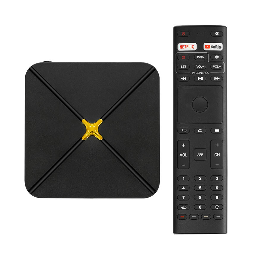 Умная ТВ-приставка HLQ-Max 4K HDR | Высокоскоростной сетевой медиаплеер с четырехъядерным процессором